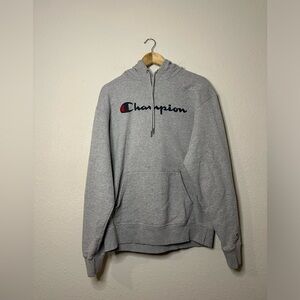 Champion Grey Hoodie Size Medium